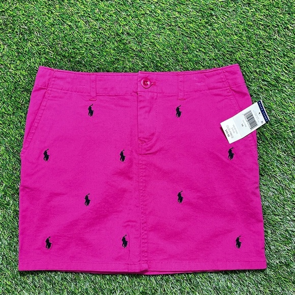 Ralph Lauren Pink Skirt with Iconic Logo - Picture 1 of 4